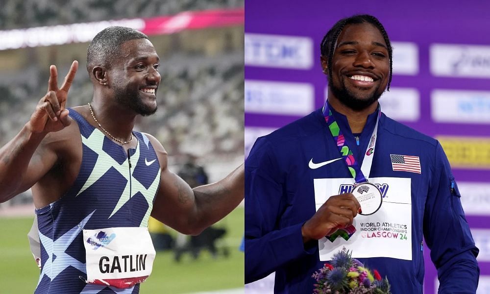 Noah Lyles Justin Gatlin