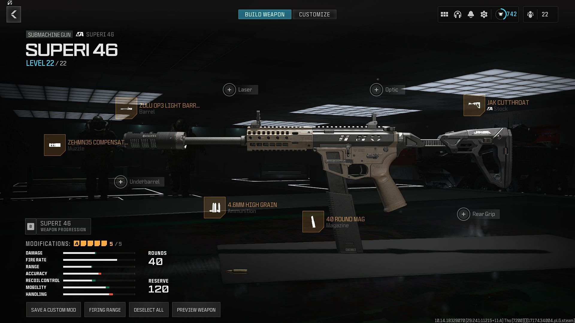 Best SMG loadout for Rebirth Island in Warzone as recommended by Swagg (Image via Activision)