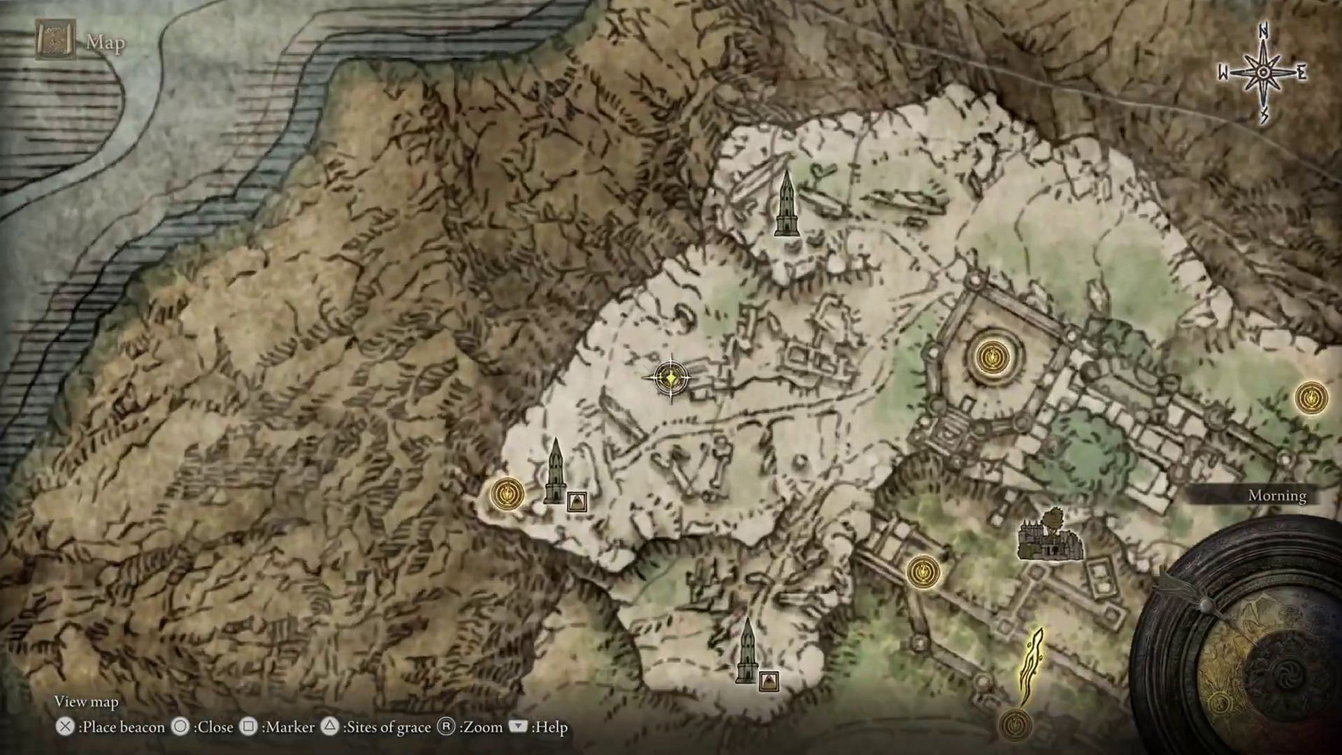 Location of the Secret Chamber of Seluvis (Image via FromSoftware/YouTube-Ventus SGN Plays)