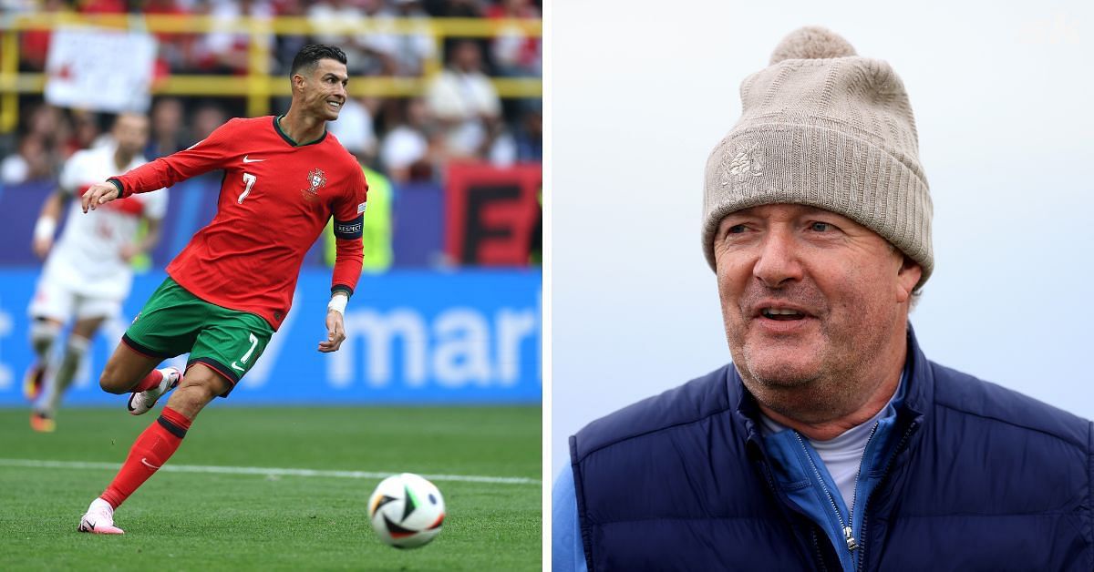 Cristiano Ronaldo and Piers Morgan (Getty)