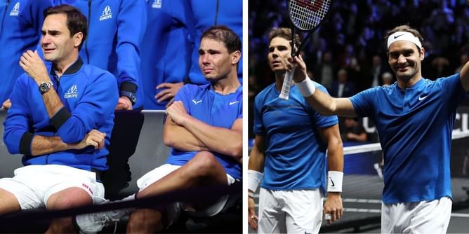 "I never heard Rafael Nadal speak about it" - Roger Federer on Spaniard shedding tears for him during Laver Cup 2022 retirement ceremony
