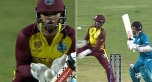 [Watch] Kane Williamson departs cheaply as Nicholas Pooran takes rebound catch in WI vs NZ 2024 T20 World Cup