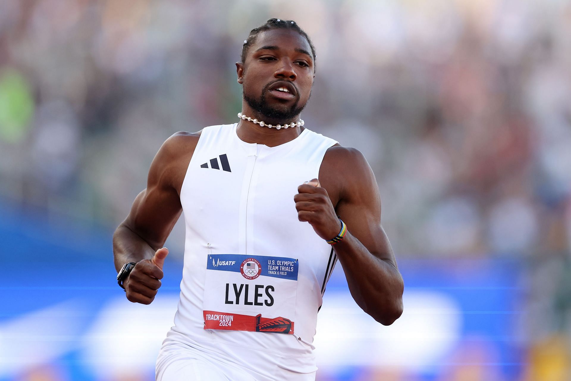 Michael Johnson speaks on Noah Lyles&#039; first round race at 2024 U.S. Olympic Team Trials - Track &amp; Field - Day 2