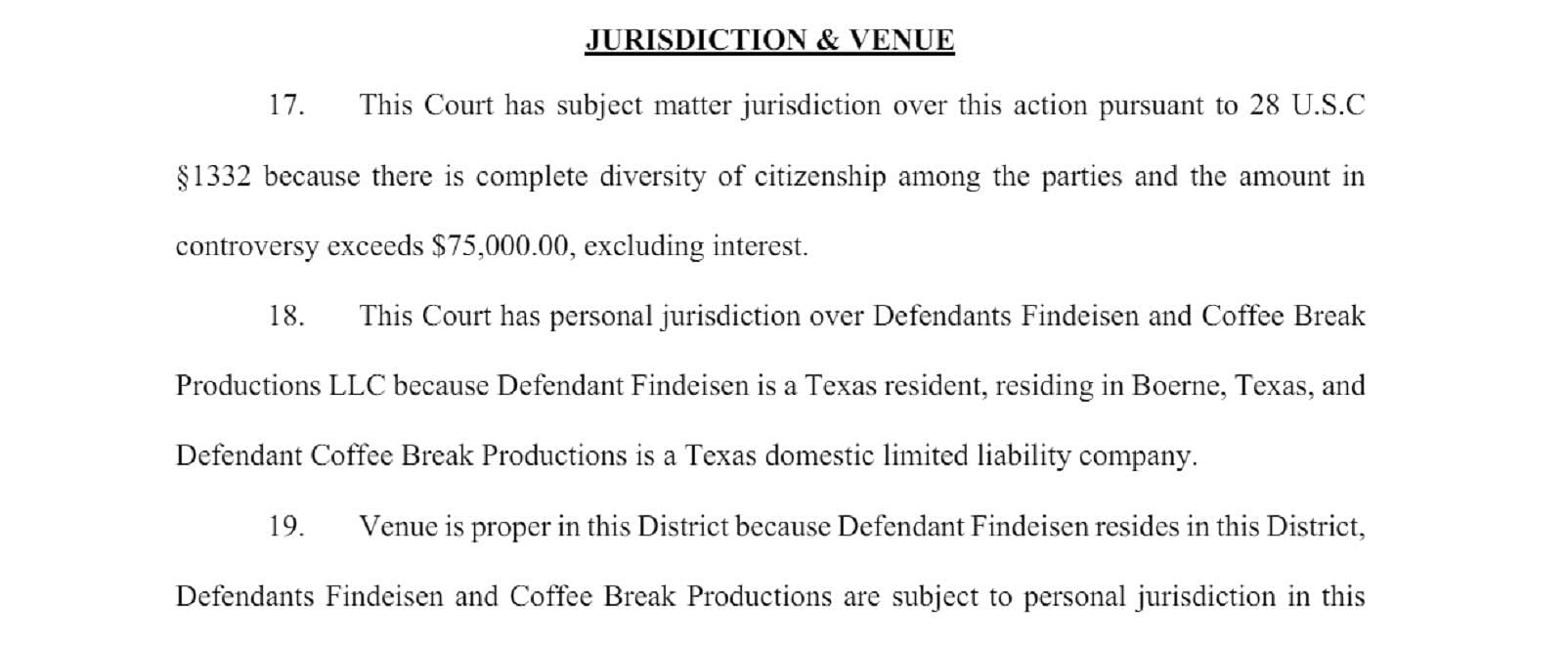 Logan&#039;s team is seeking $75K in damage (Image via US Courts Document)