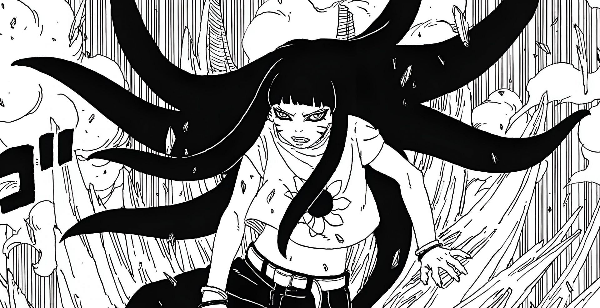 Himawari as seen in the manga (Image via Shueisha)