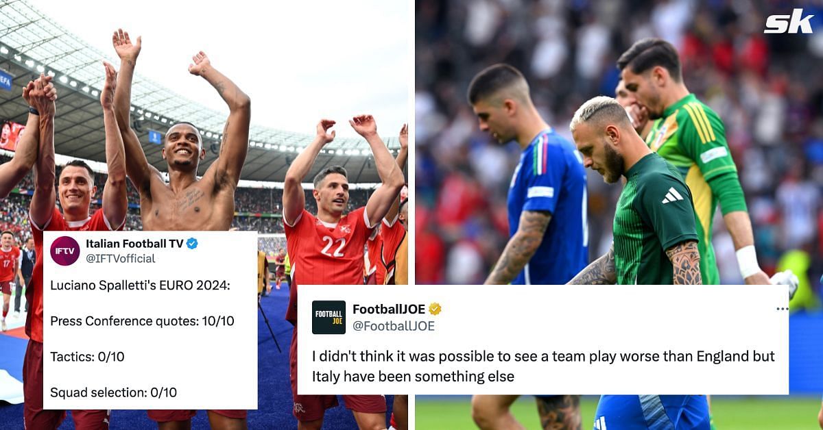 Switzerland defeated Italy 2-0 at Euro 2024