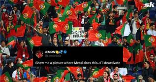 “Show me a picture where Messi does this and I’ll deactivate” - Fans hail Cristiano Ronaldo as heartwarming interaction with fan goes viral