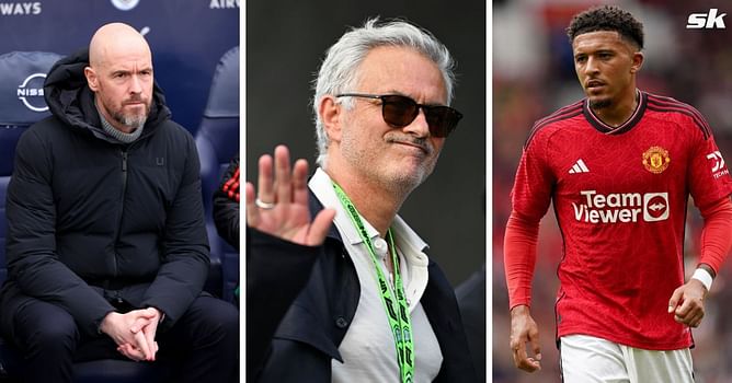 Jose Mourinho offers opinion on fallout between Jadon Sancho and Manchester United boss Ten Hag before Champions League final