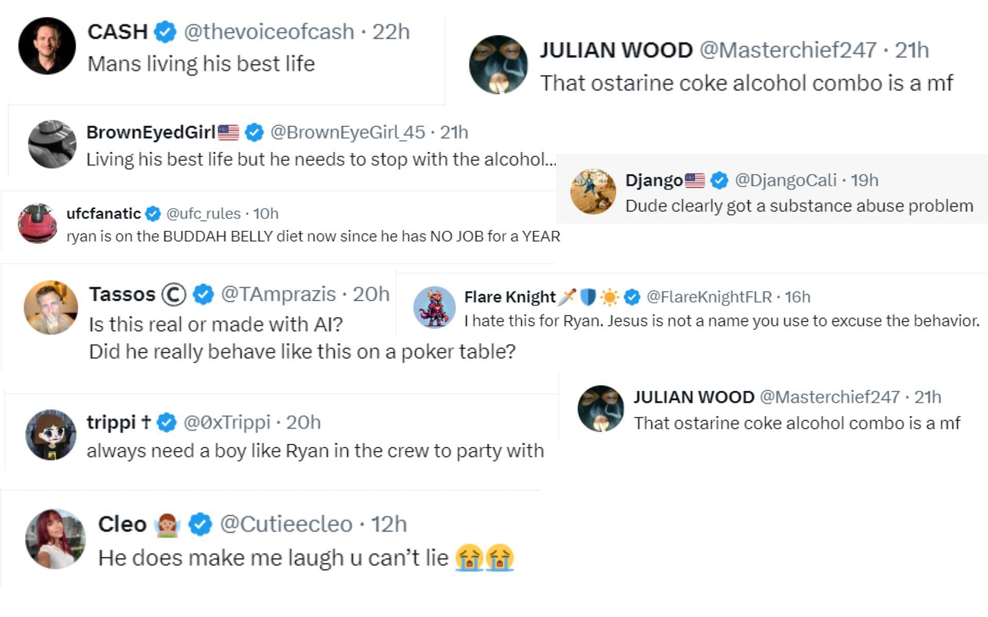 Screenshot of fan reactions to Happy Punch&#039;s post on X
