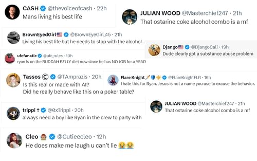 Screenshot of fan reactions to Happy Punch's post on X