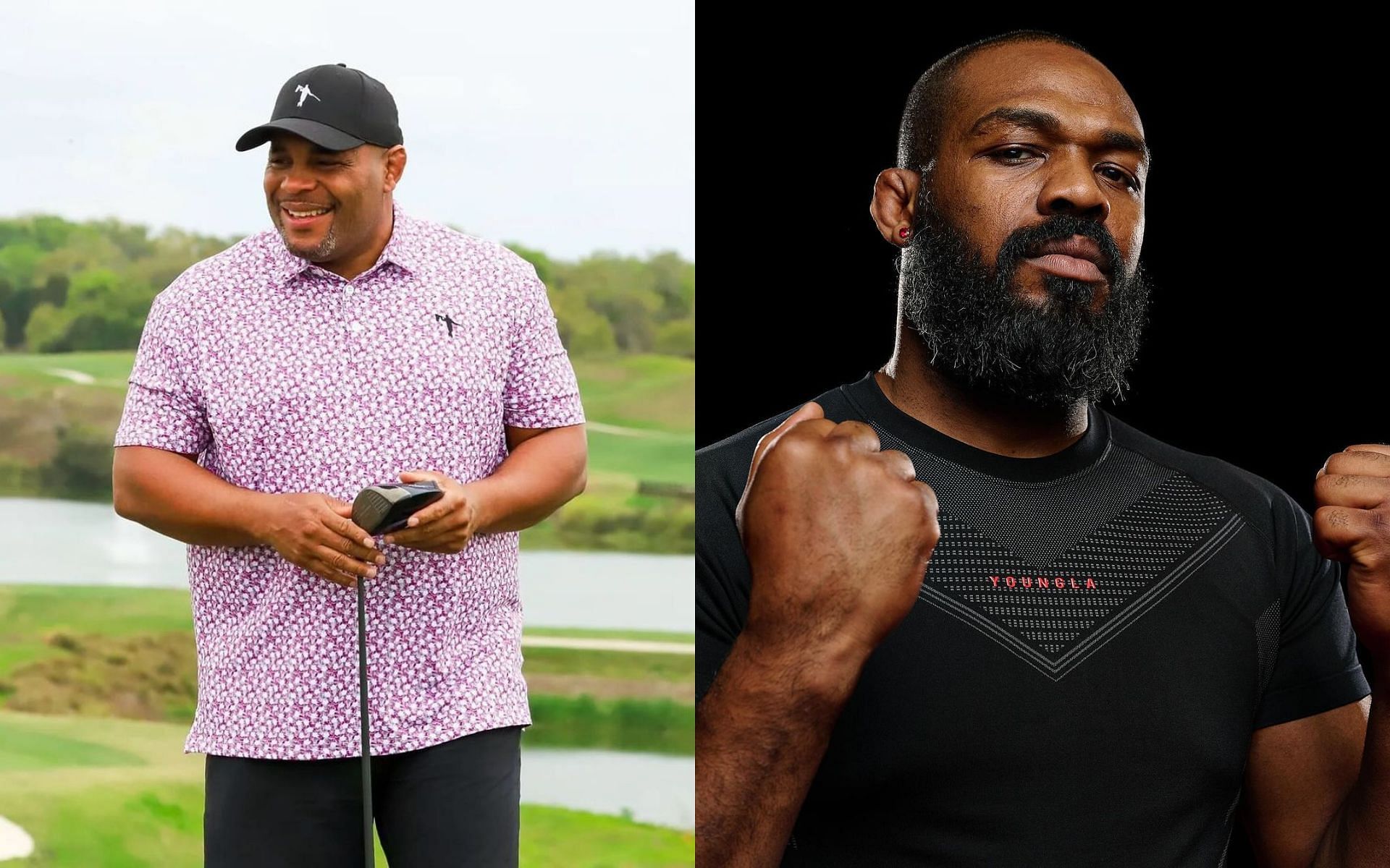 Daniel Cormier (left) talks about his phone call with Jon Jones (right) [Images courtesy: @dc_mma and @jonnybones on Instagram]