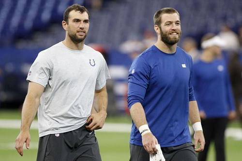 Andrew Luck during Cleveland Browns v Indianapolis Colts