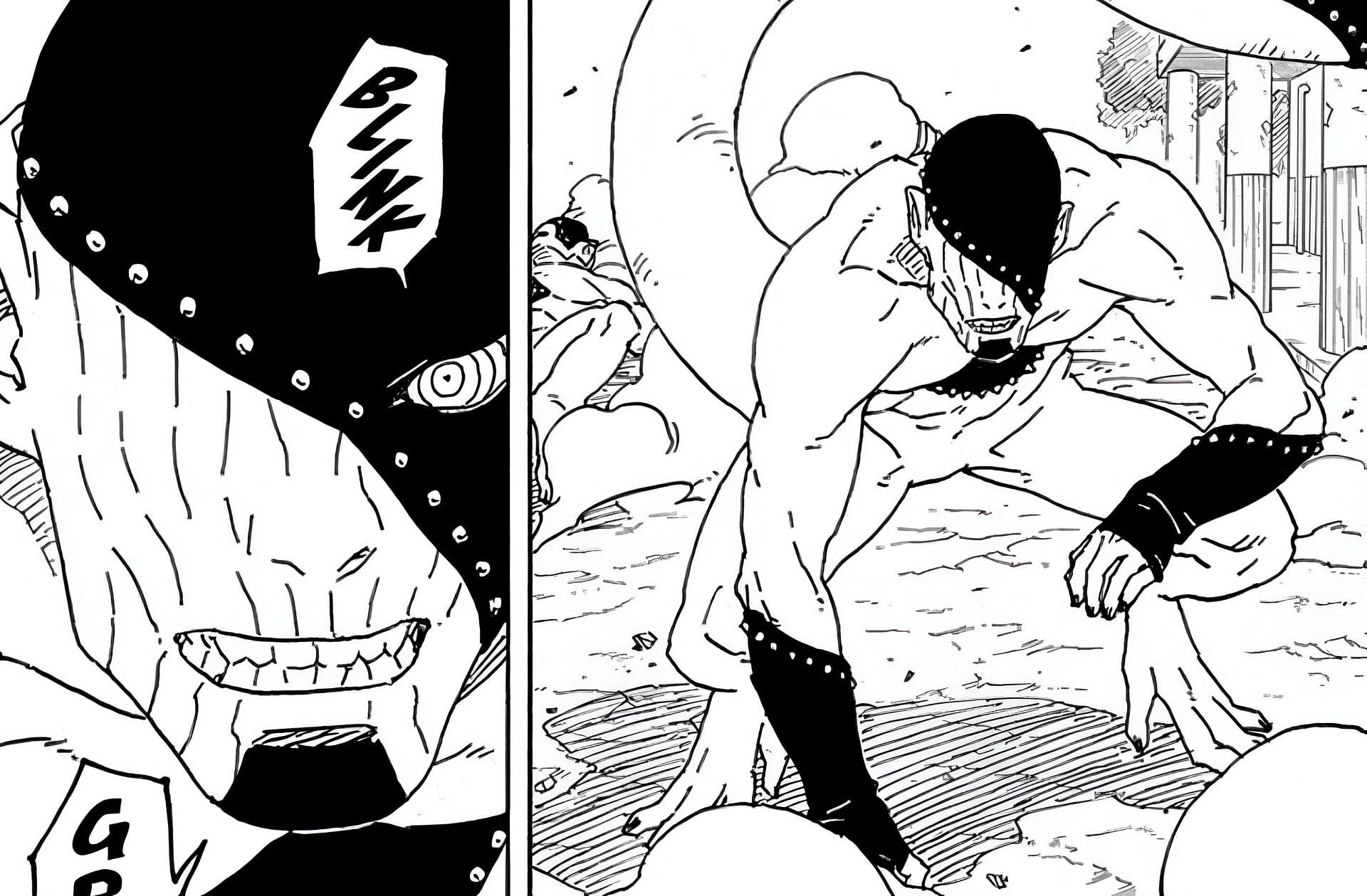 Claw Grime as seen in the manga series (Image via Shueisha)