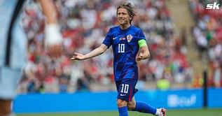 "He is the greatest" - Real Madrid hero Luka Modric reacts after he receives Argentina legend's shirt as gift from journalist