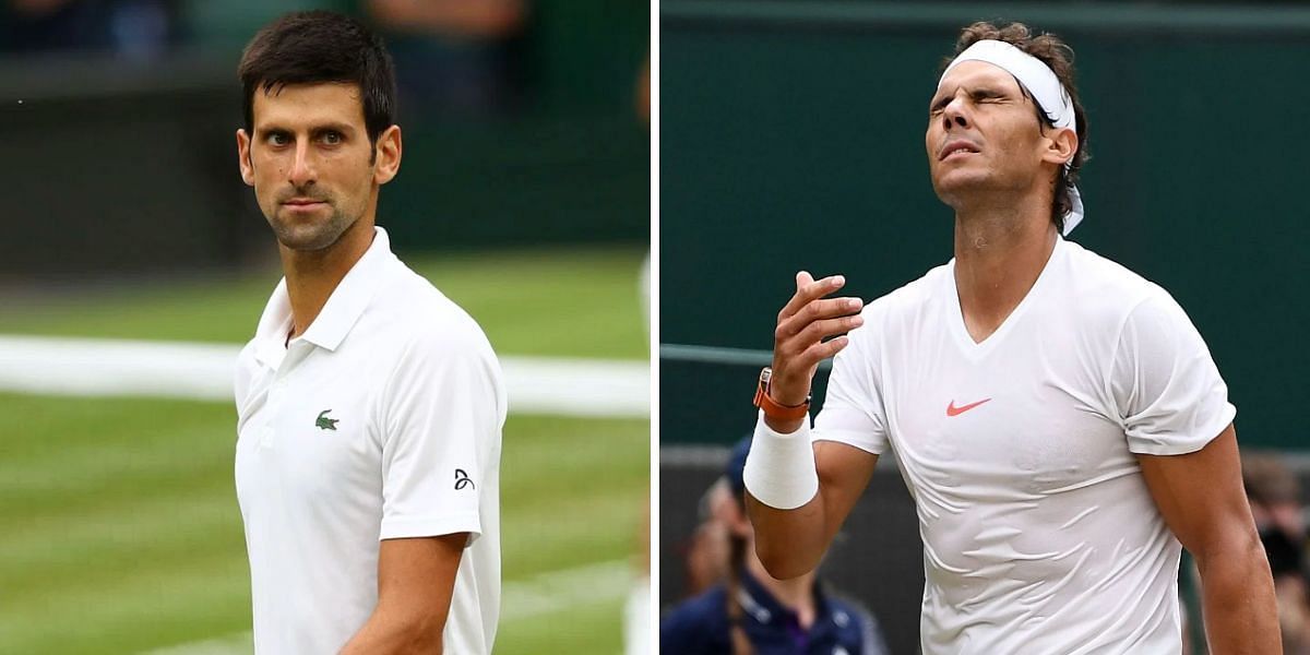 Novak Djokovic (izq.) y Rafael Nadal (der.) (Fuente: Getty Images)