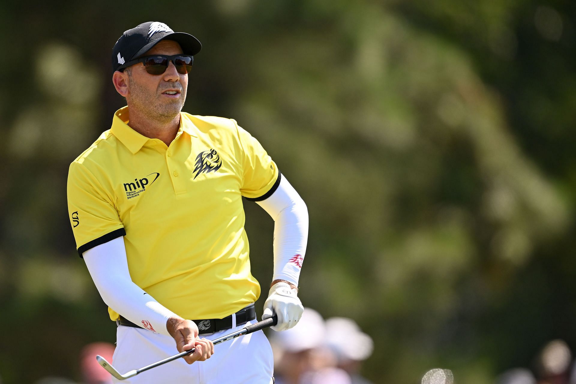 Sergio Garcia during the US Open, Round 3