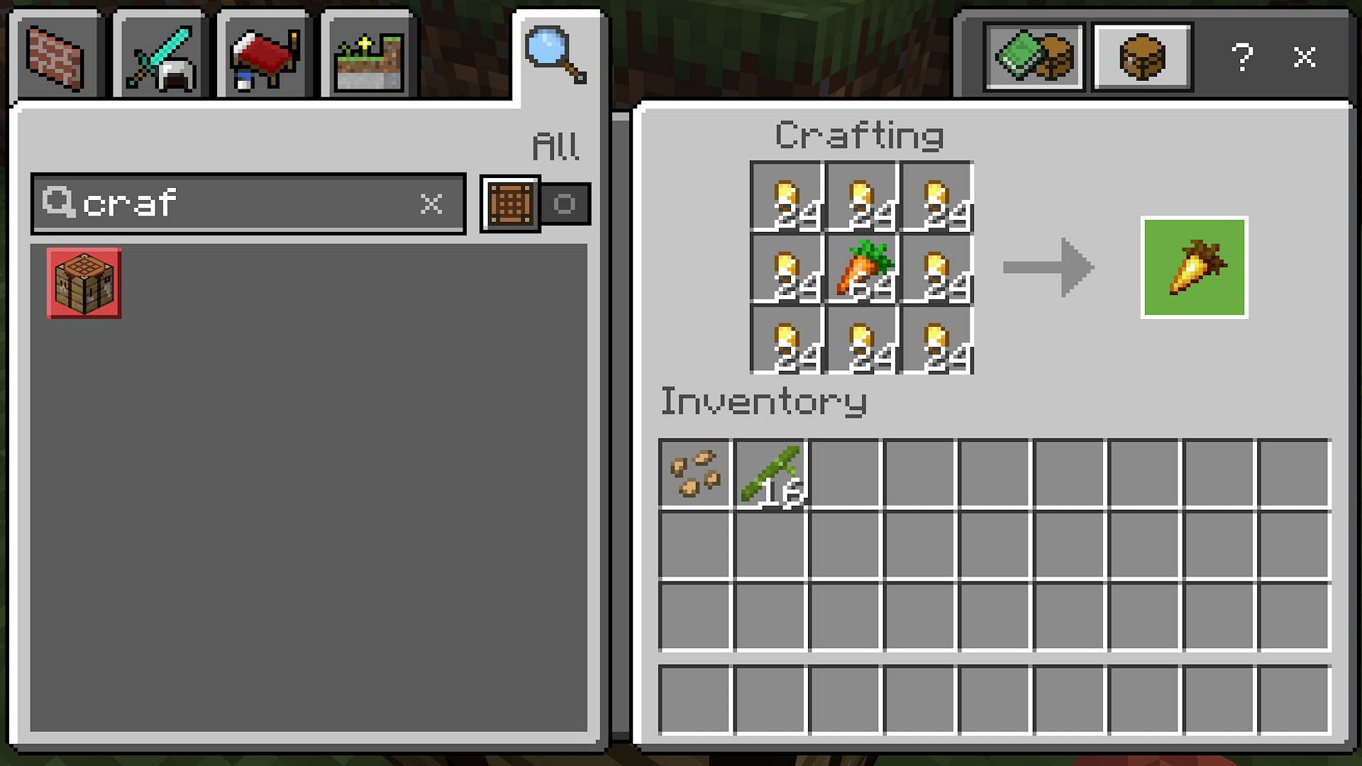 Golden carrots are one of the best foods in the game (Image via Mojang)