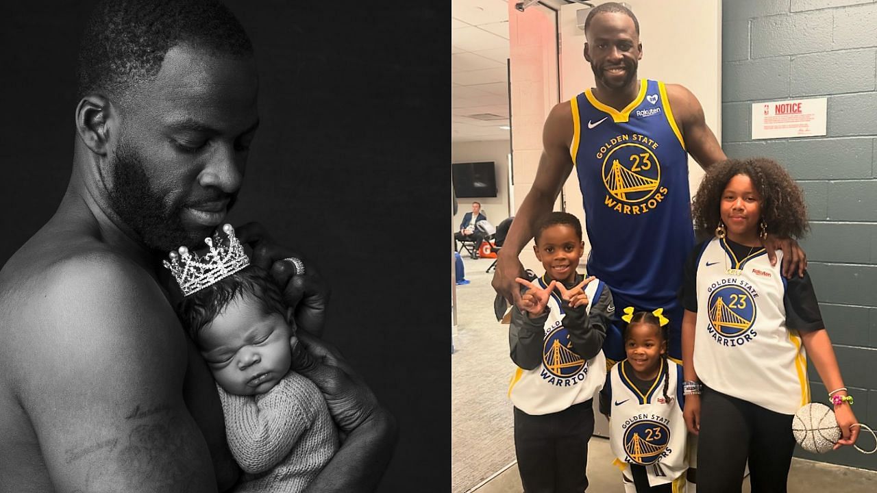 Draymond Green&rsquo;s wife Hazel Renee shared heartwarming photos of her husband and kids to greet him during Father&rsquo;s Day. [photo: Renee IG]