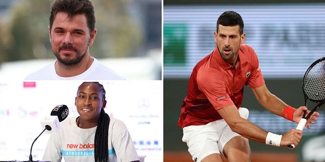 "Get well soon" - Coco Gauff, Stan Wawrinka & tennis world wish Novak Djokovic a speedy recovery after Serb comes out of knee surgery in crutches