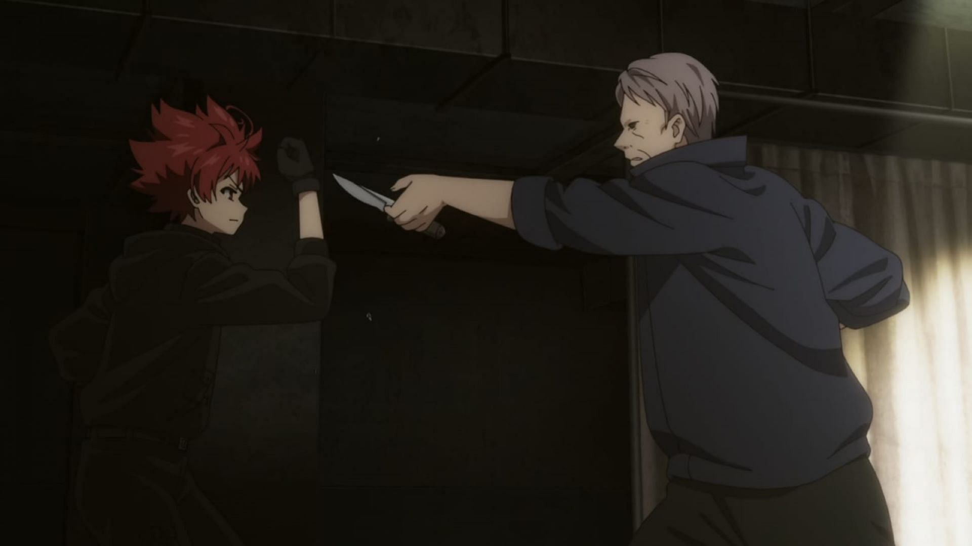 Taiyo outsmarts Kurogao in Mission: Yozakura Family episode 9 (Image via Silver Link)