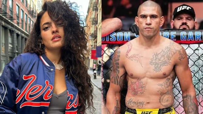 Nina-Marie Daniele reacts to Alex Pereira's hilarious skit with his sons at the airport