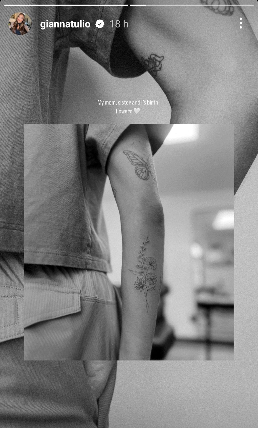 NASCAR champion Ryan Blaney’s fiancé Gianna Tulio shares her latest tattoo and the adorable