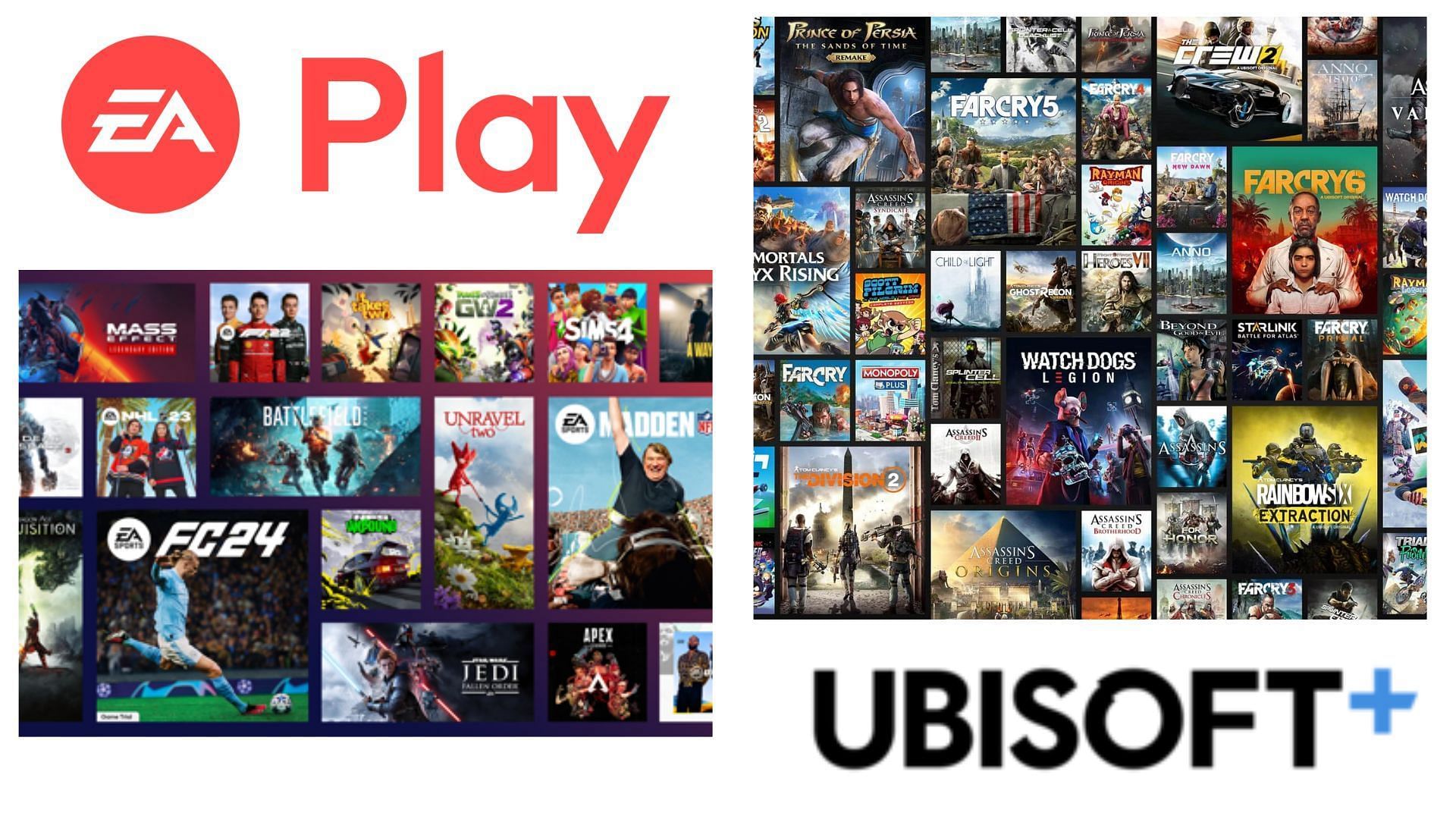 Both EA and Ubisoft offer good value for money with their subscriptions (Image via EA, Xbox)