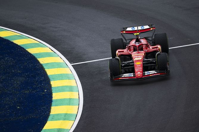 "Mother nature decides whether the track is wet or not. Not race control": Fans react to Ferrari getting a €5,000 fine