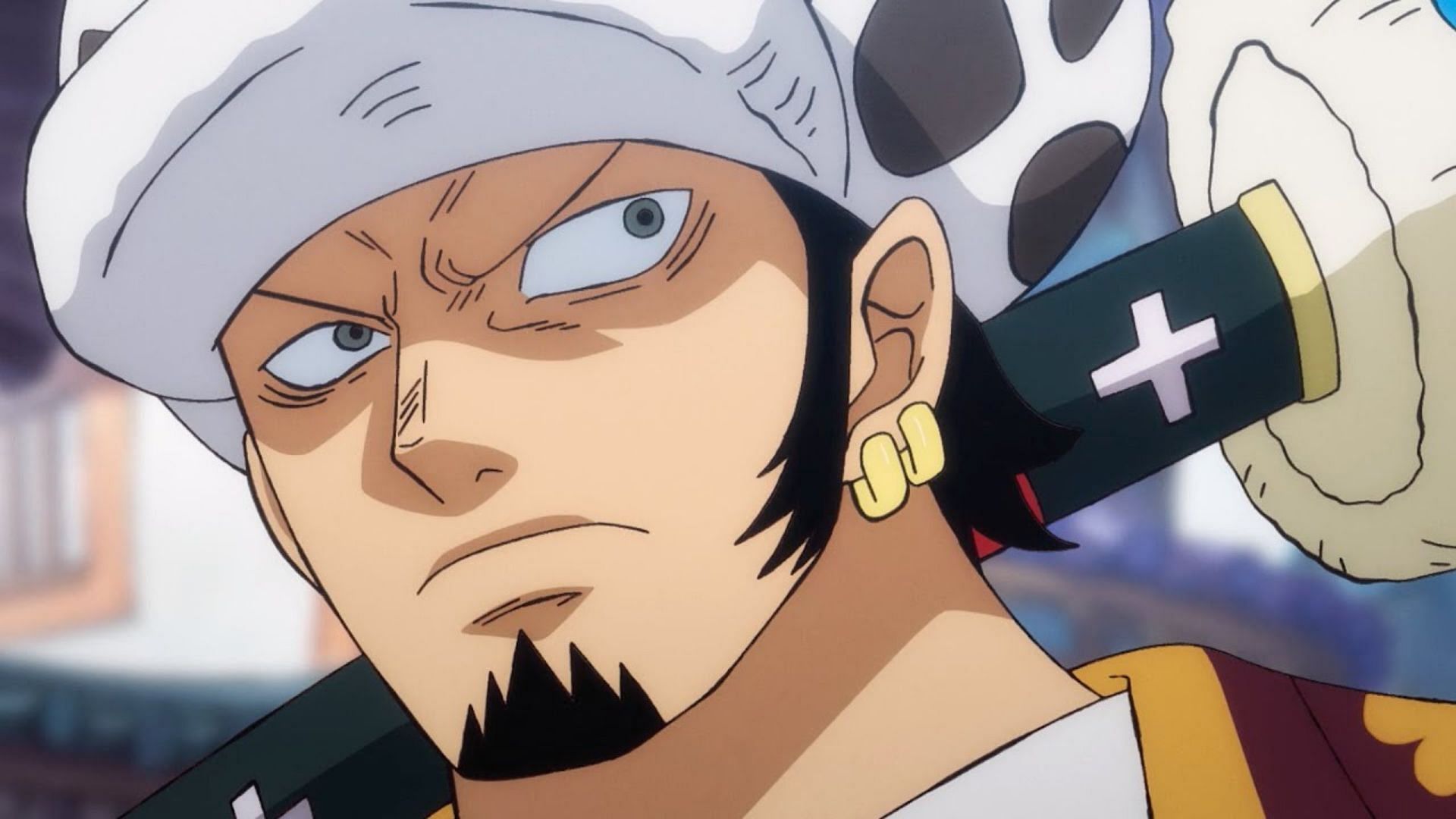 Trafalgar D. Water Law as shown in the anime series (Image via Toei Animation)