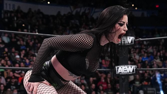 Massive brawl takes place in AEW; Saraya (fka Paige) involved