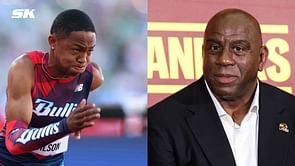 Magic Johnson reacts to 16-year-old Quincy Wilson taking the World by storm at the U.S. Olympic Track and Field Trials