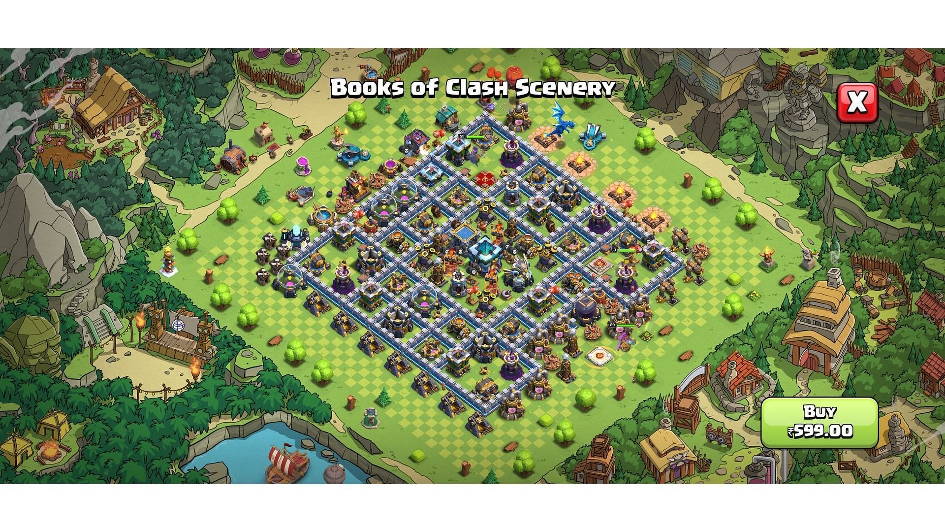 Book of Clash scenery (Image via Supercell)
