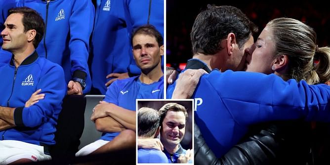 "Only 2 things that would trigger me, Mirka and Rafael Nadal" - Roger Federer on breaking down in tears at Laver Cup retirement ceremony