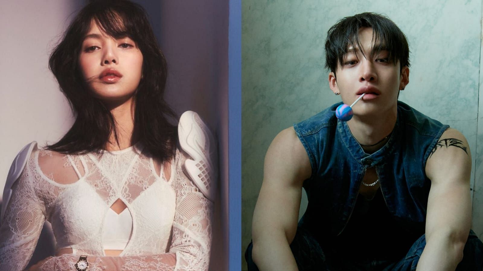 BLACKPINK Lisa&rsquo;s &lsquo;Rockstar&rsquo; gains praise from fellow K-Pop artists, including Bang Chan, Jennie, and more (Image via @lalalalisa_m/Instagram and @Stray_Kids/X)