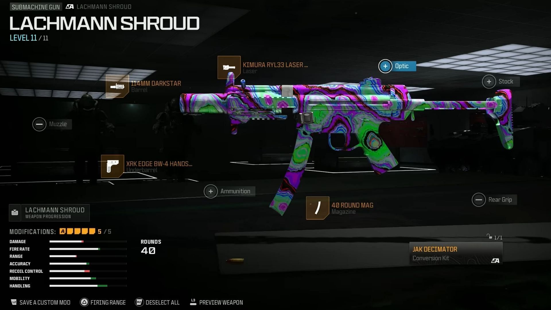 Lachmann Shroud meta SMG build (Image via Activision)