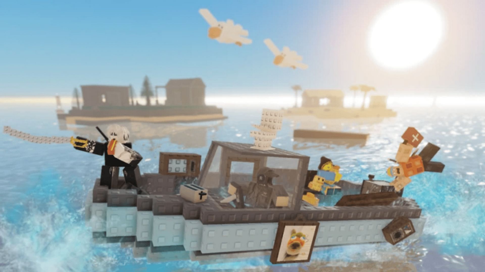 Official gameplay cover for A Wavy Trip (Image via Roblox)