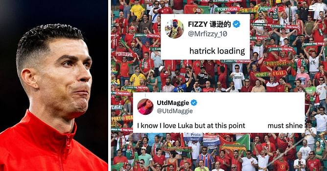 “Hat-trick loading” - Fans back Portugal star to shine as Cristiano Ronaldo misses out on starting line-up to face Croatia