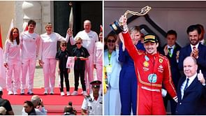 WATCH: Charles Leclerc parades around Monaco streets as the Olympics torchbearer