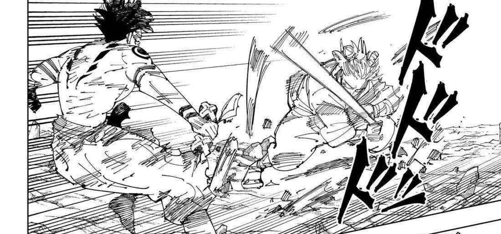 Kashimo fighting Sukuna (Image via Shueisha)