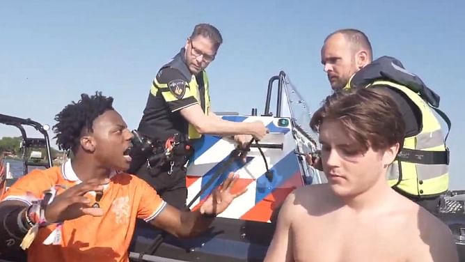 "I'm like Ronaldo's son, basically": IShowSpeed tells the Netherlands' police that he's Cristiano Ronaldo's "kin"