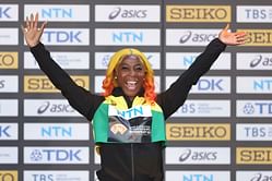 "The knee is taped again"; "Effortless"- Fans react to Shelly-Ann Fraser-Pryce's 100m Olympic season opener at the JAAA French Foray #3 2024