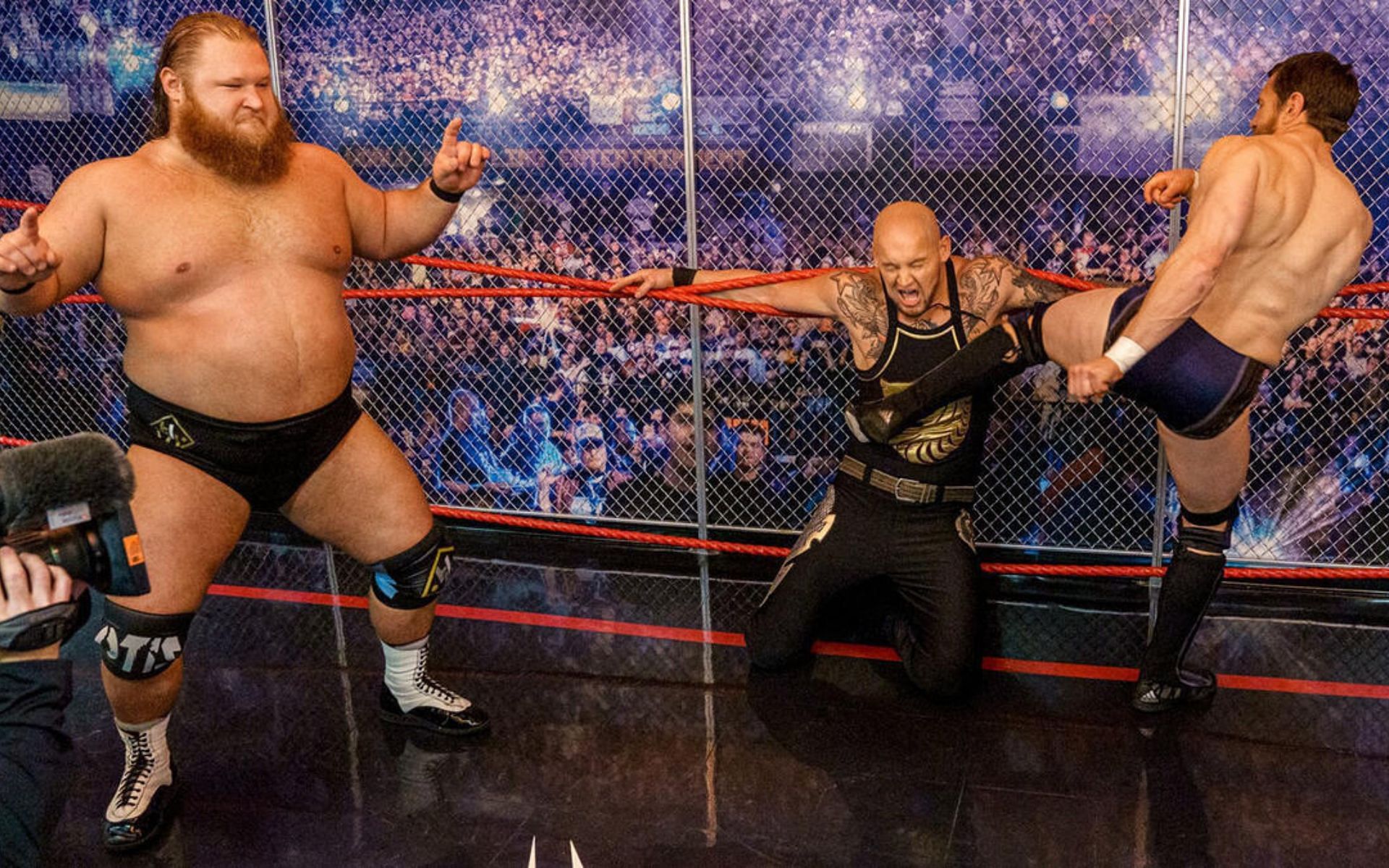 Otis won the MITB ladder match during the COVID era. [Photo credit: WWE.com]