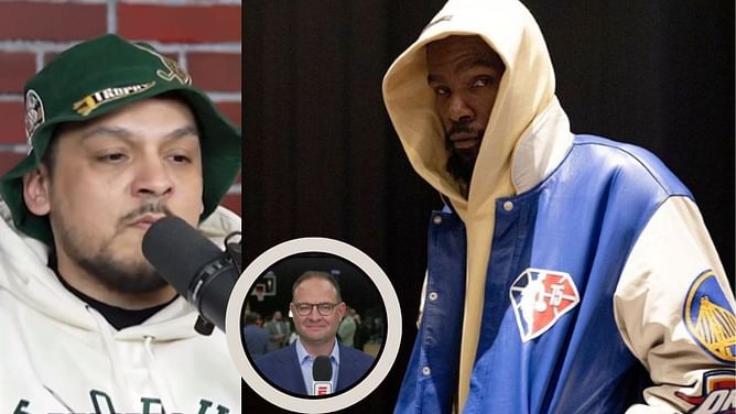 "Woj said a buncha nothing" - Kevin Durant's podcast host calls out Adrian Wojnarowski for using Suns' star's name in baseless trade talks
