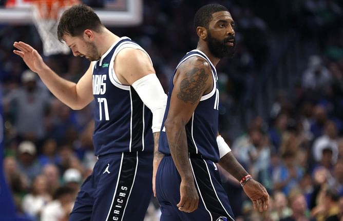 Watch: Luka Doncic, Kyrie Irving and the Mavs hit the court at the TD Garden ahead of Game 1 of 2024 NBA Finals