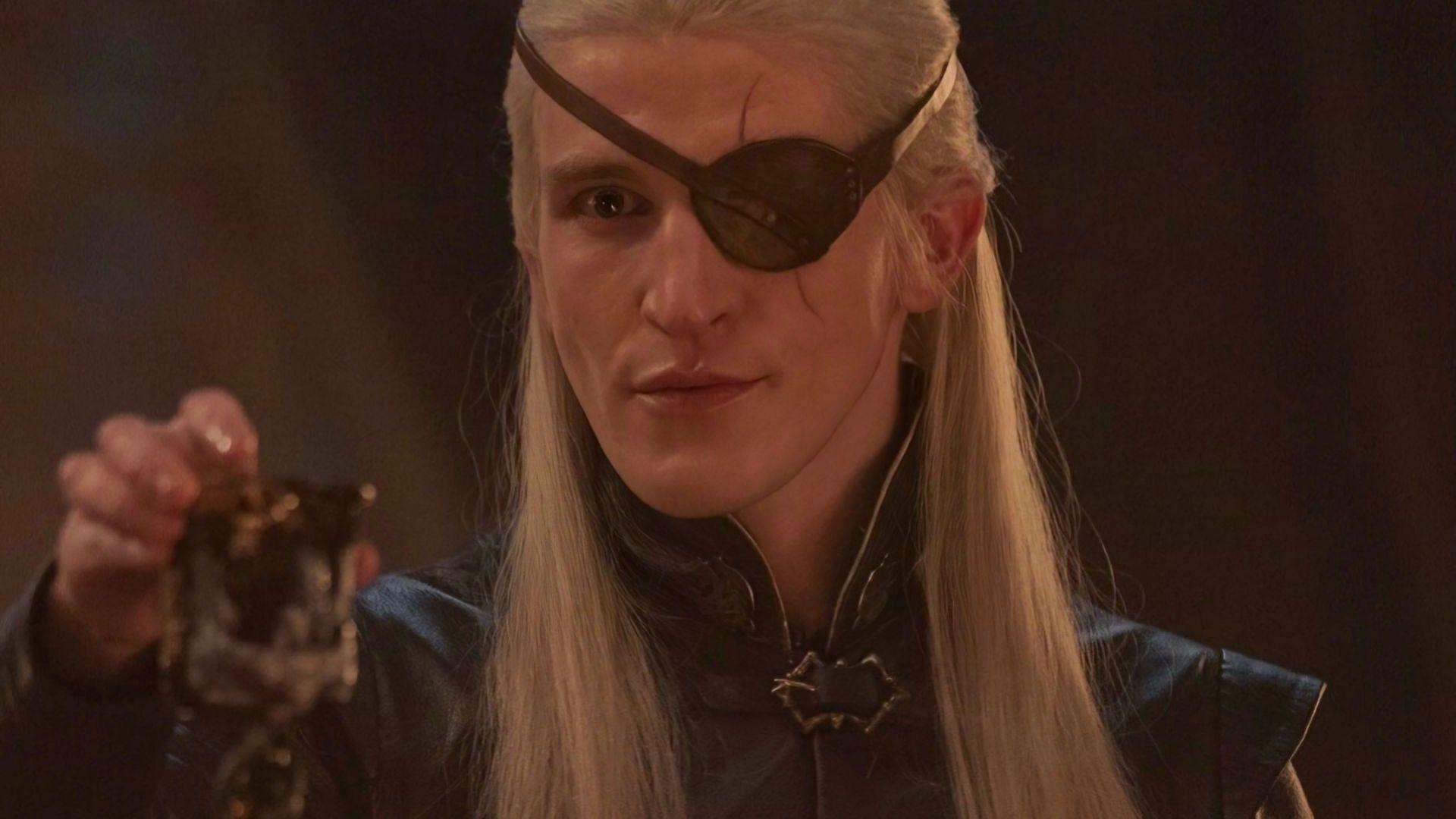 Aemond Targaryen in a still from House of the Dragon (Image via HBO)