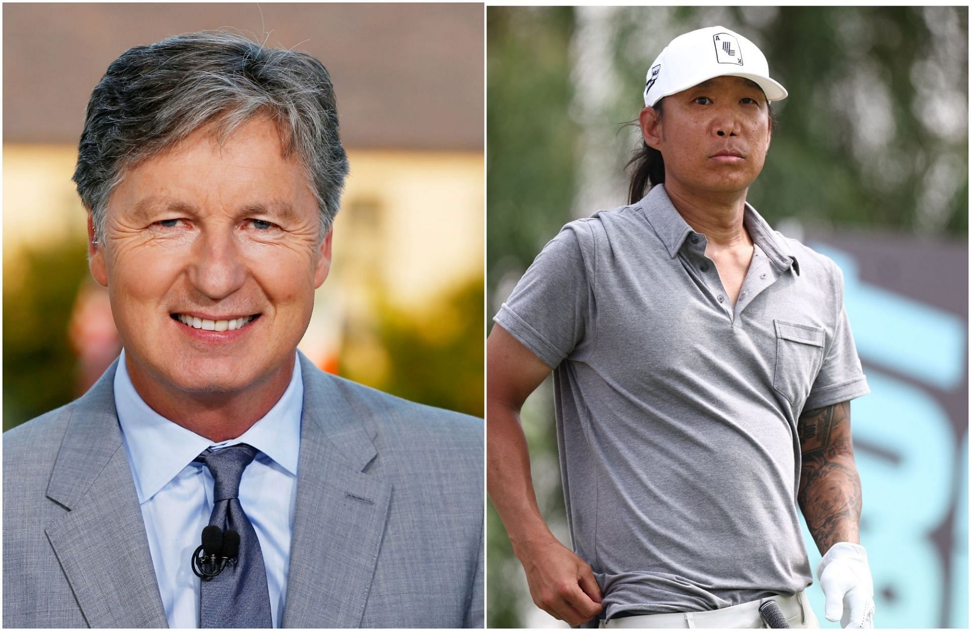 Brandel Chamblee and Anthony Kim