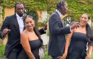 LOOK: KCP and his wife are all smiles during their small dances at Rajon Rondo's wedding