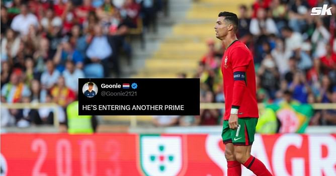 "Doing this at 39 is crazy" "Entering another prime" - Fans hail Cristiano Ronaldo as he scores a brace in Portugal's 3-0 win over Ireland
