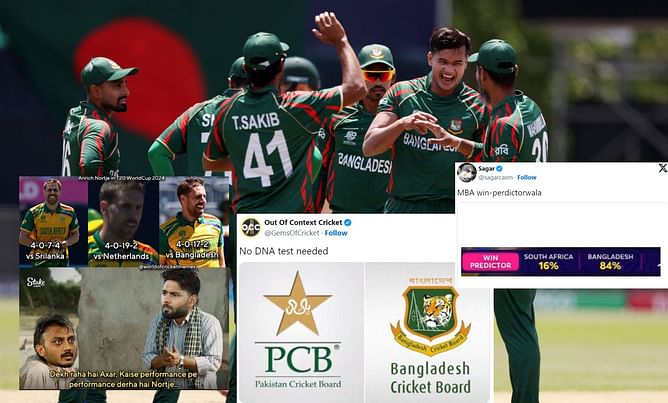 "East Pakistan pulled off yesterday's West Pakistan"- Top 10 funny memes as South Africa escape with a narrow win vs Bangladesh in T20 World Cup