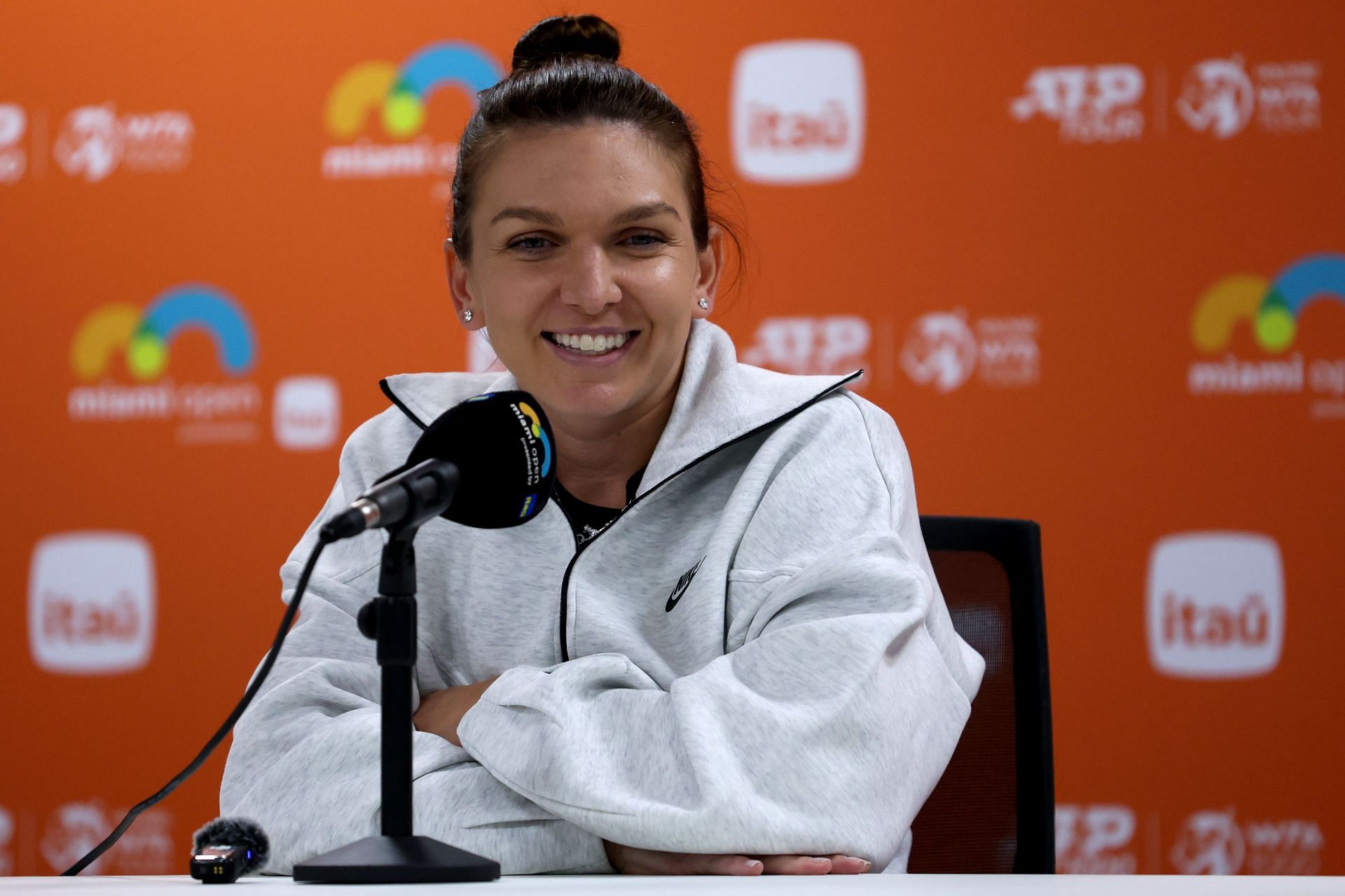 Simona Halep at the 2024 Miami Open